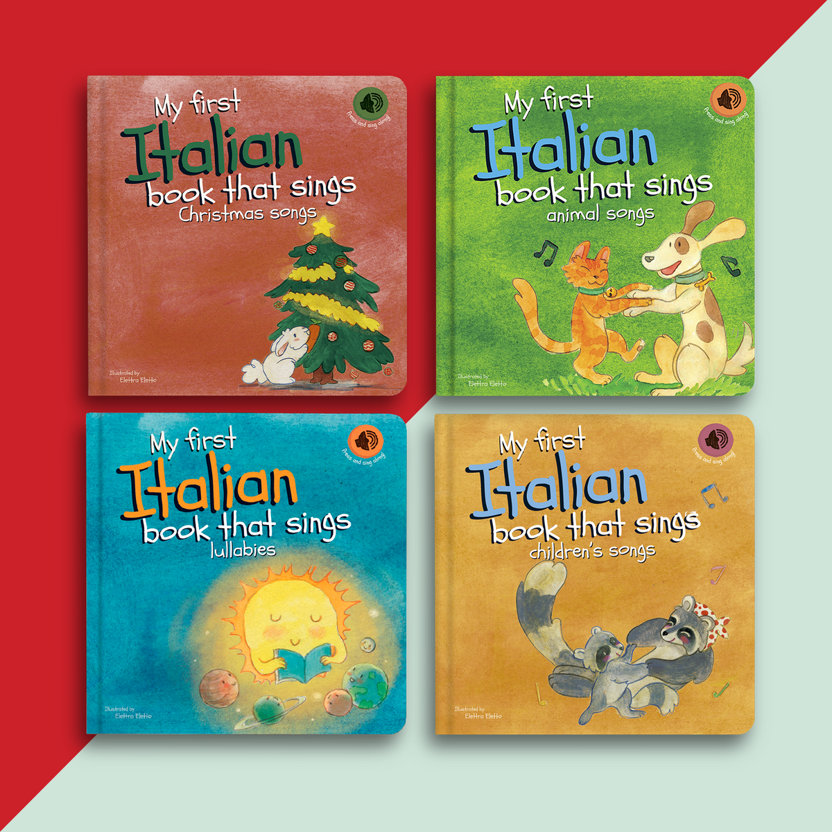 Set of 4 Italian