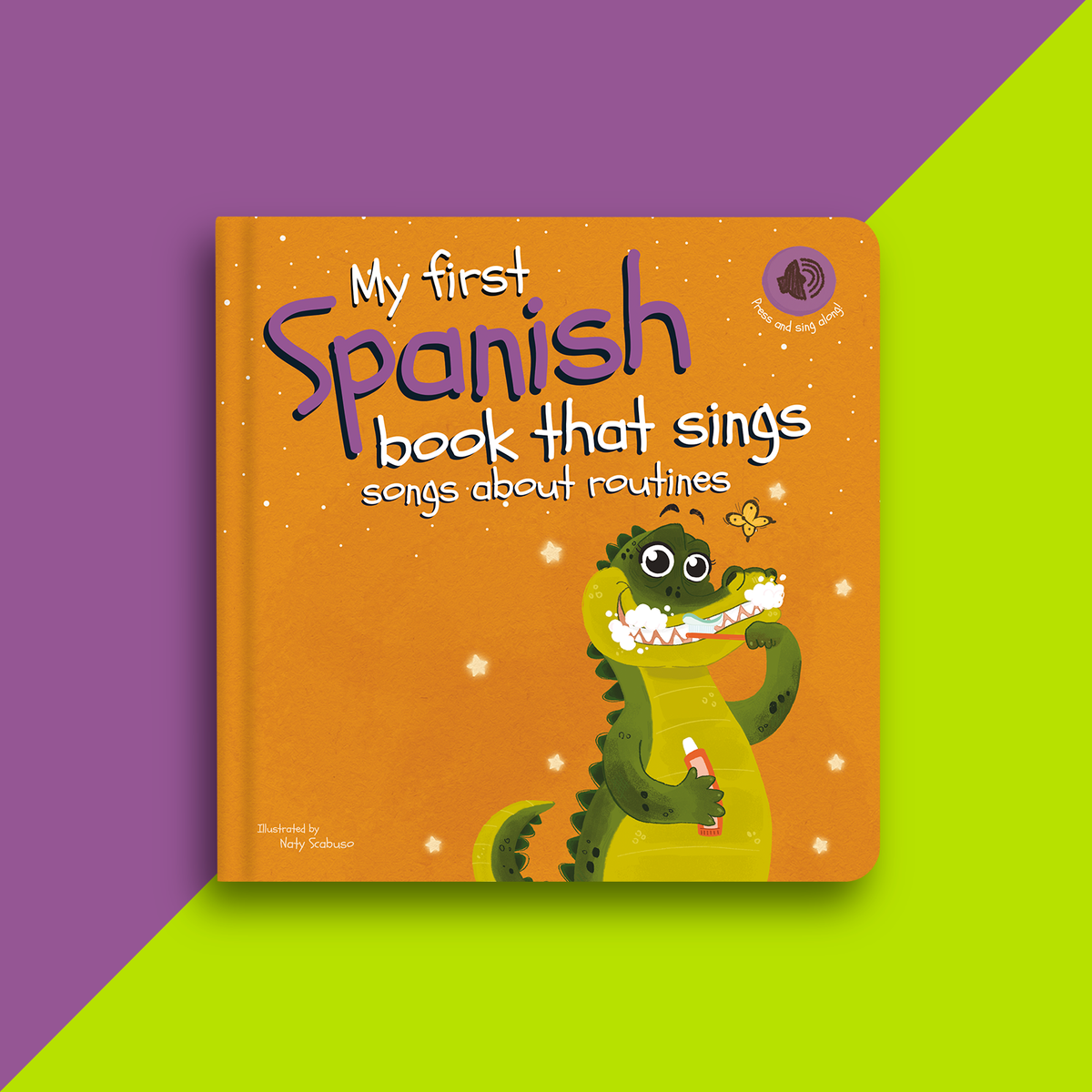 My first Spanish book that sings songs about routines