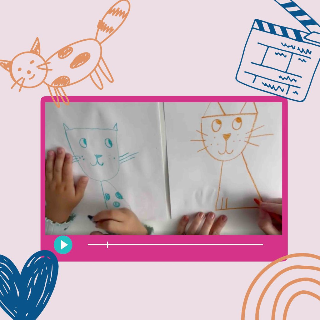 Draw a cat with us while practicing Spanish!