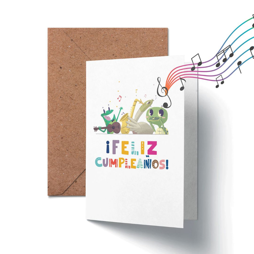 Spanish Birthday Card that Sings