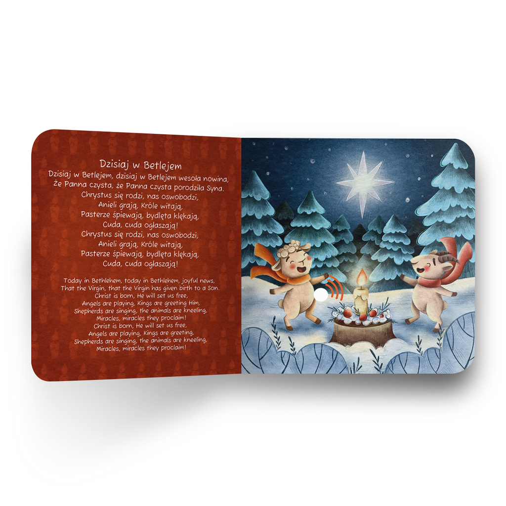 Pre-Order: My first Polish book that sings Christmas songs (ships in early December)