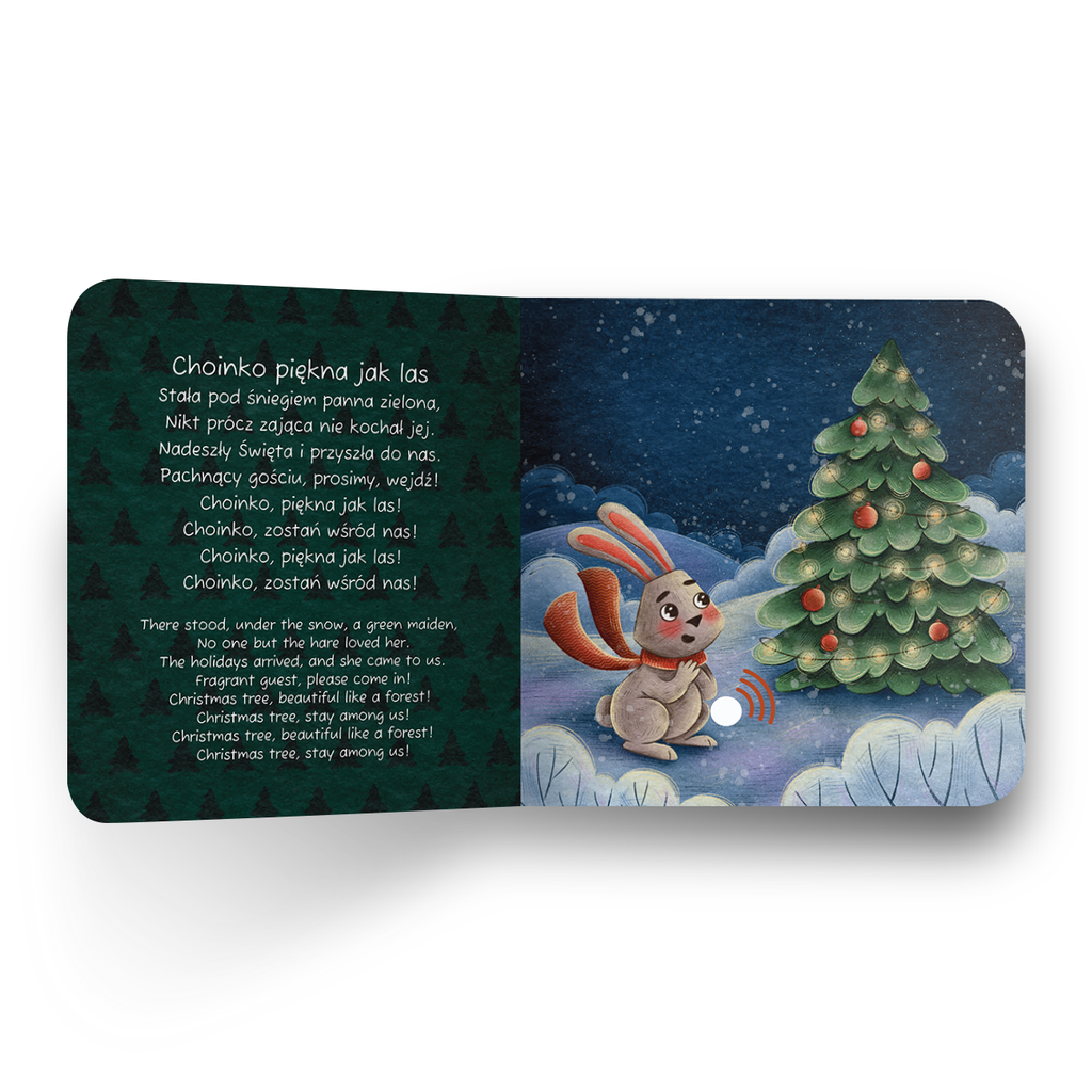 Pre-Order: My first Polish book that sings Christmas songs (ships in early December)