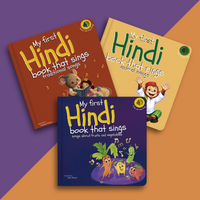 Pre-Order: Set of 3 Hindi Books that Sing (ships in early October) 1