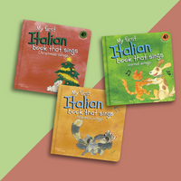 Set of 3 Italian Books that Sing 1