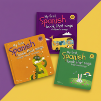 Set of 3 Spanish Books that Sing 1