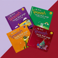 Set of 4 Spanish Books that Sing 1