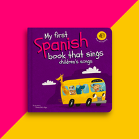 My first Spanish book that sings children's songs 1