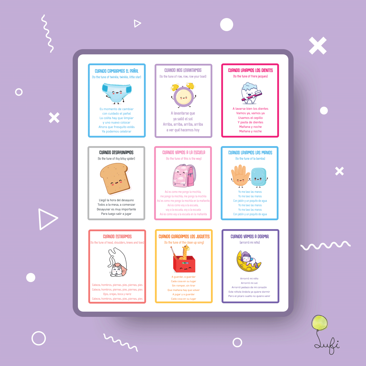 9 Spanish Songs to Incorporate in Your Daily Routine - FREE PRINTABLE ...